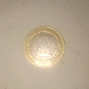 International Day Of Yoga Coin