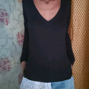 Deep V Neck Top