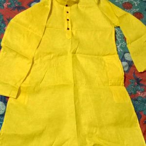 Mustard Colour Kurta