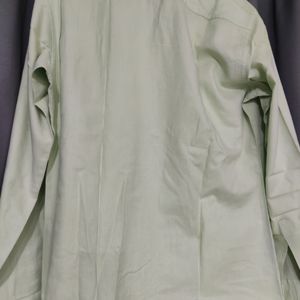 Set Of Two Shirt (Pista Green+Grey)