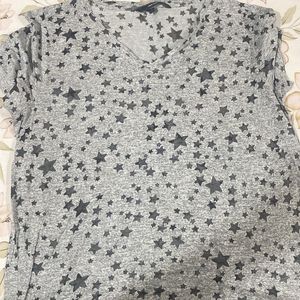 Gray T-shirt Of Vero Moda