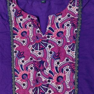 Purple Short Kurti