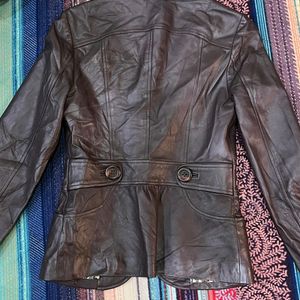 Genuine leather Blazer