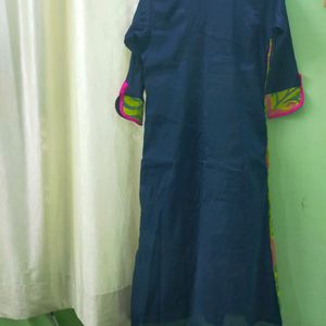 Blue Colour Kurti