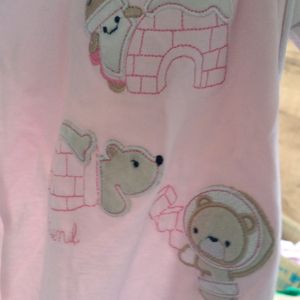 Baby Pink Colour Baby Romper