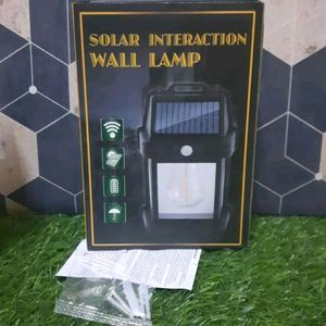 💥solar Interaction Wall Lamp Brand New Full Work