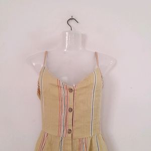 Beige Casual Dress (Women's)