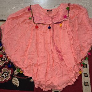 Pink Cape Top