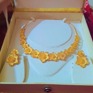 design flower one gram gold , polish , jewellery