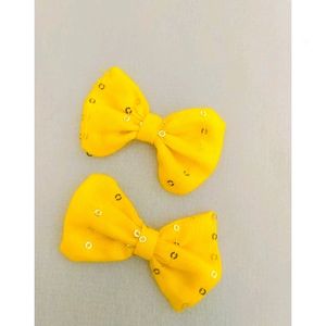 Beautiful Heir Clip  Bow ( Pack Of 2)