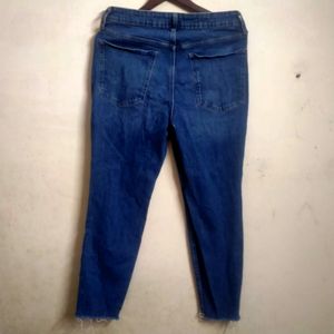 Old NavyHigh Rise Ripped Jean(Women's)