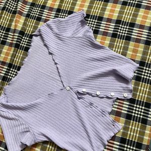 Lavendar Crop Top