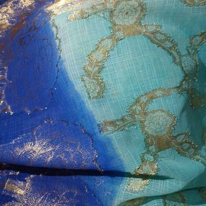 Sky Blue Silk Saree💙