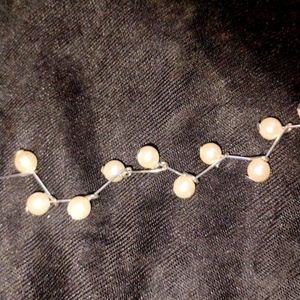 White Pearl Choker Set