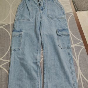 Blue Cargo Jeans