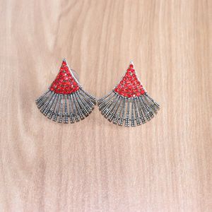 Red Stone Earrings