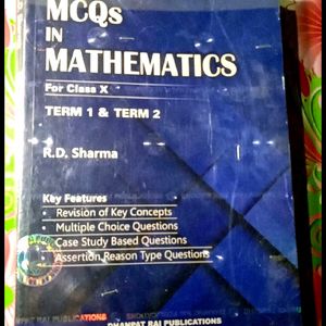 RD SHARMA MATHS BOOK 📚 FIR CLASS10TH MCQ.📖👍🔝