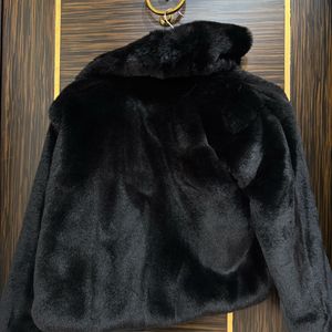 Regret Or buy BLACK FAUX COAT