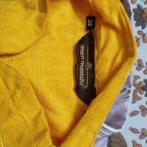 Yellow Haldi Color Kurta