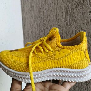 Stylish Yellow Shoes For 4-5 Yrs Boys