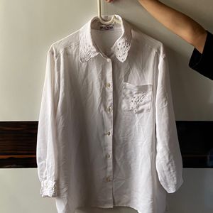 Vintage Korean Embroidered Shirt