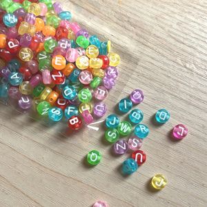 MULTICOLORED LETTER BEADS