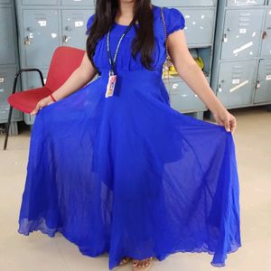 It's New Long Gown Blue Colour