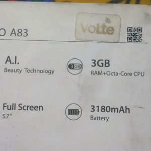 Oppo A83 Mobile Phone,All Okay, Charger Available