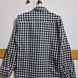 Black & White Checkered Shacket