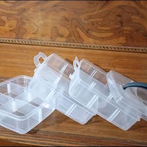 3 Layers 18 Grid Plastic Transparent Storage Box