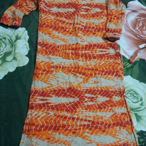 Shibori Print Pure  Soft Cotton Kurti