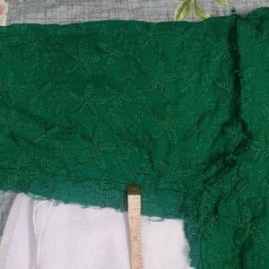 Green Embroidery Kurta