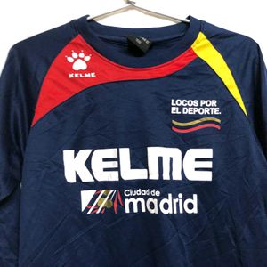 Kelme Blue Long Sleeve T Shirt