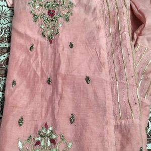 Plazo Kurti With Dupatta Set