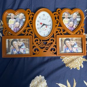 Beautiful Wall Clock And Photo Frame