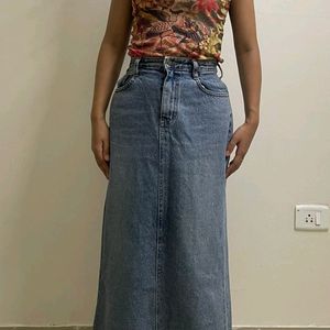 A Denim Skirt