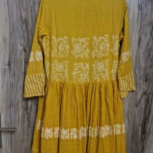 Long Mustar Yello Kurta