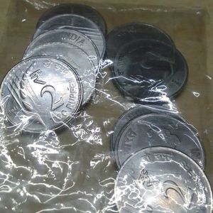 New 2 Rupees 10 Set Of Coin Collection