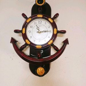 Anchor Pendulum Analogue Clock Brand New