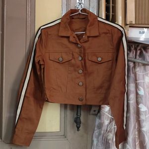 Brown Coloured Jacket For Women