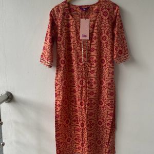 Libas Peach Kurta