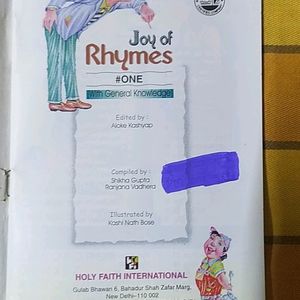 Combo Joy Of Rhymes Book One And Two