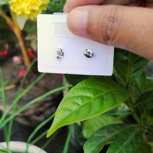 Sliver Studs With Hallmark