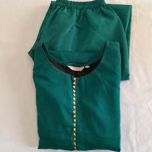 Green Suit (Women's)With Duppta