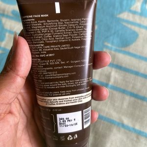 The Man Company Caffeine Face Mask