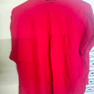 Red Crop Shirt