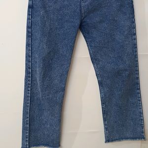 High Waist Straight Fit Jeans