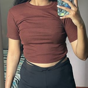 Brown Tee