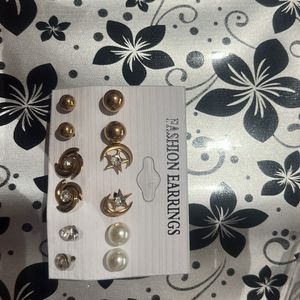 Fashion Earrings Pack Of 6