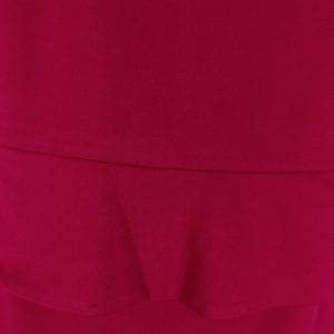 Rose Pink Plain Casual Dress (Women)